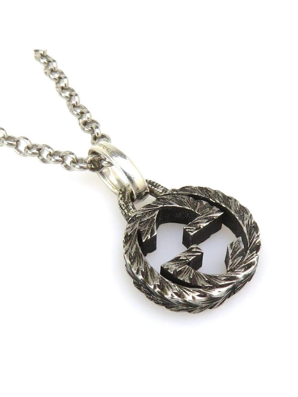 Auth Gucci Interlocking G Necklace #329689G19B